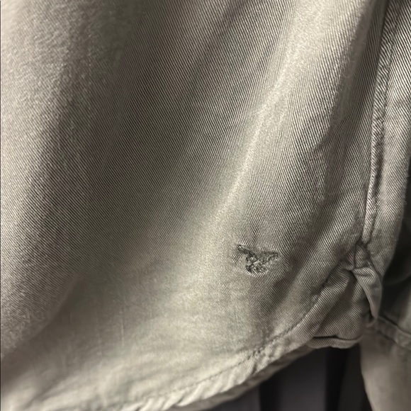 ❣️5 items $25 Women’s Olive Green Button-Up Shirt by : American Eagle - Picture 3 of 5